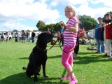 Katherine and Charlie at a dog show