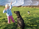 Katherine with Molly