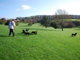 on a walk at Radford park,